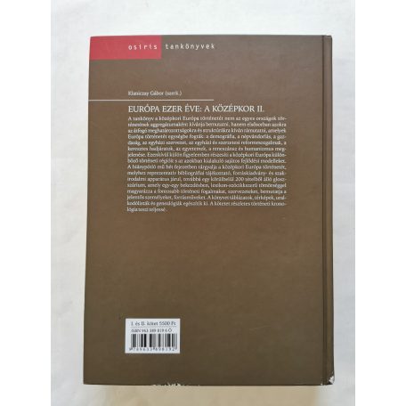 Klaniczay Gábor (szerk.): Európa ezer éve: a középkor I-II. 