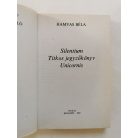 Hamvas Béla: Silentium / Titkos jegyzőkönyv / Unicornis 