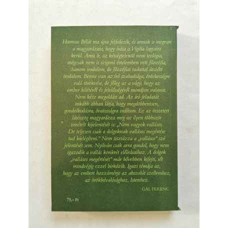 Hamvas Béla: Silentium / Titkos jegyzőkönyv / Unicornis 