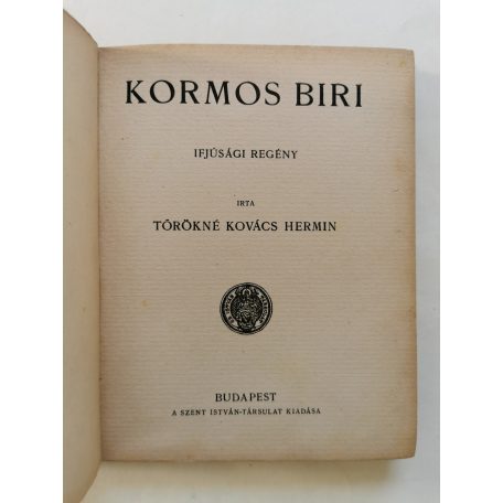 Törökné Kovács Hermin: Kormos Biri