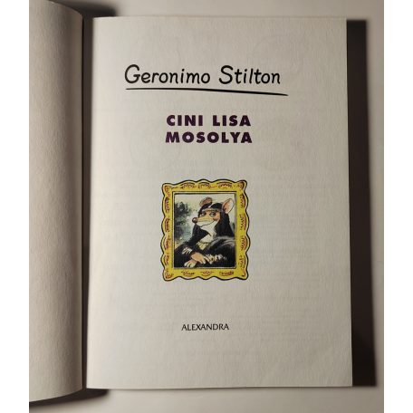 Geronimo Stilton: Cini Lisa mosolya 