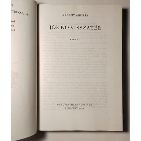 Dékány András: Jokkó visszatér