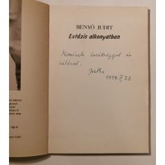 Benyó Judit: Extázis alkonyatban (Dedikált)