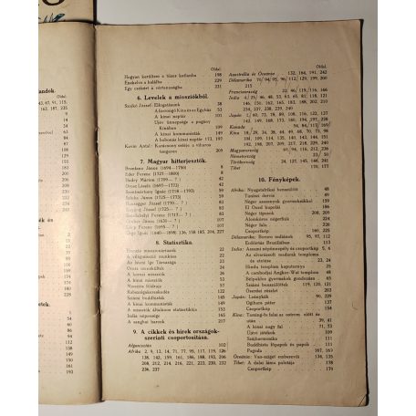 Missziós Ifjúság III. évf. 1-6 + 8-10. sz. 1931-1932 (hiányos)