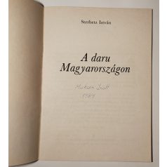   Sterbetz István: A daru Magyarországon / The crane in Hungary