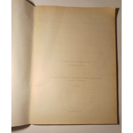 Endes Mihály, Dr. (főszerk.): Természettudományos tájékoztató