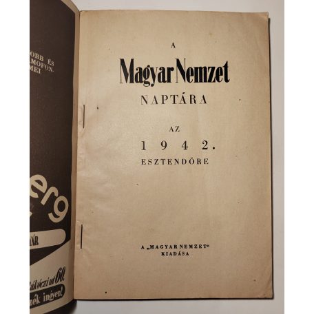 A Magyar Nemzet Naptára 1942