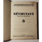 V. Országos Kézművesipari Kiállítás Őszi Lakberendezési és Háztartási Vásár - Névmutató 