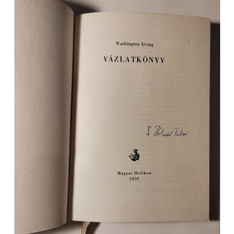 Washington Irving: Vázlatkönyv (számozott)