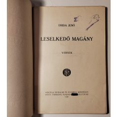 Dsida Jenő: Leselkedő magány (1. kiadás)