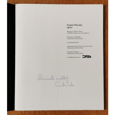 Szántó Piroska opere (olasz nyelvű) (Dedikált)