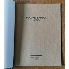 Dolores Sampol: Negro (spanyol nyelvű katalógus)