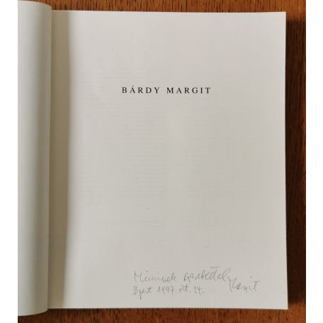 Bárdy Margit - Katalógus (Dedikált)