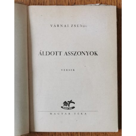 Várnai Zseni: Áldott asszonyok