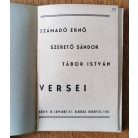 Számadó Ernő - Szerető Sándor - Tábor István: Versek
