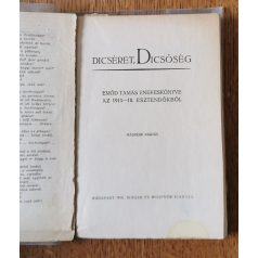   Emőd Tamás: Dicséret, dicsőség - Emőd Tamás énekeskönyve az 1914-15. esztendőkből