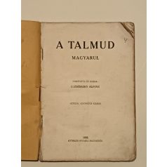 Luzsénszky Alfonz: A Talmud magyarul