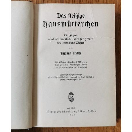 Susanna Müller: Das fleissige Hausmütterchen (gótbetűs)