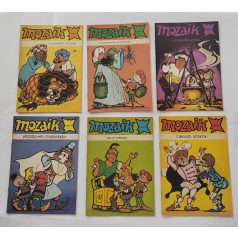   Mozaik 1982 1-12 szám. (teljes évfolyam, számonként, tűzve)