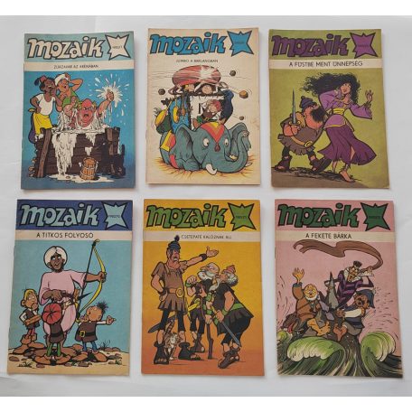 Mozaik 1982 1-12 szám. (teljes évfolyam, számonként, tűzve)