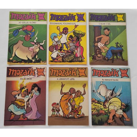 Mozaik 1985 1-12 szám. (teljes évfolyam, számonként, tűzve)