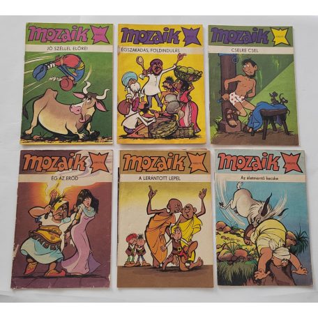 Mozaik 1985 1-12 szám. (teljes évfolyam, számonként, tűzve)