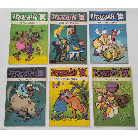 Mozaik 1987 1-12 szám. (teljes évfolyam, számonként, tűzve)