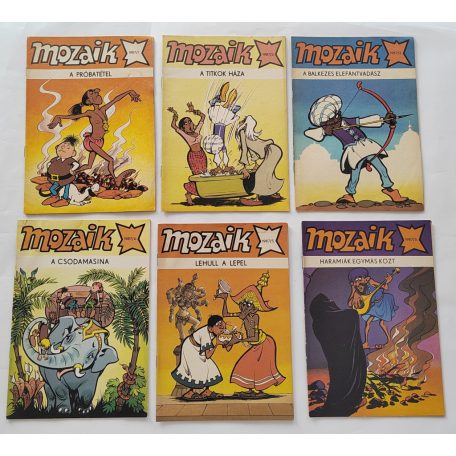 Mozaik 1987 1-12 szám. (teljes évfolyam, számonként, tűzve)