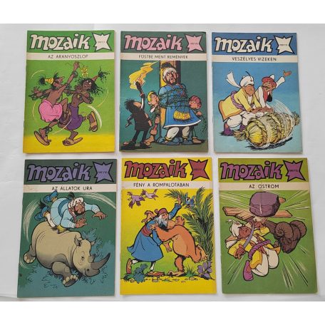 Mozaik 1987 1-12 szám. (teljes évfolyam, számonként, tűzve)