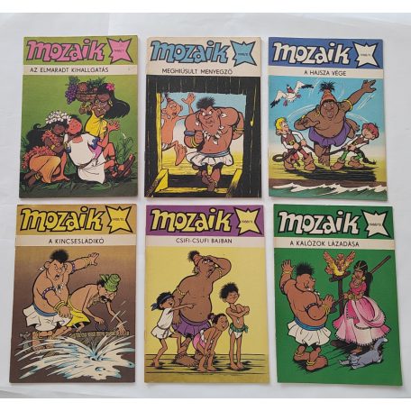 Mozaik 1988 1-12 szám. (teljes évfolyam, számonként, tűzve)