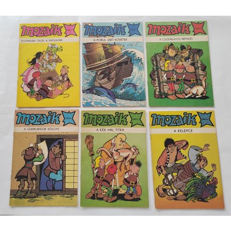 Mozaik 1989 1-12 szám. (teljes évfolyam, számonként, tűzve)
