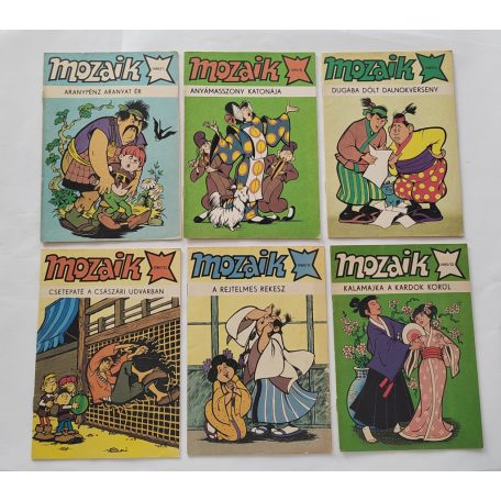 Mozaik 1989 1-12 szám. (teljes évfolyam, számonként, tűzve)