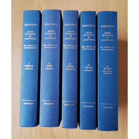 H. Hertz J., Dr.: Mózes öt könyve és a haftárák I-V. (reprint)