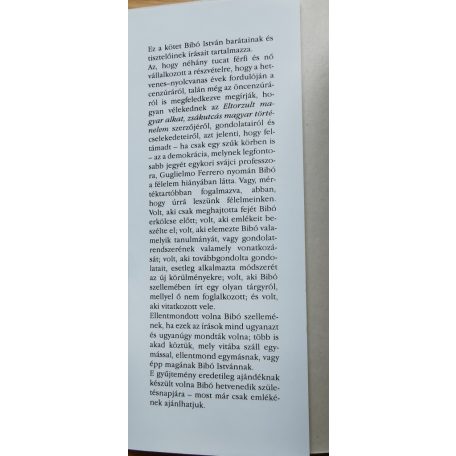 Andrásfalvy Bertalan: Bibó-emlékkönyv I-II. 