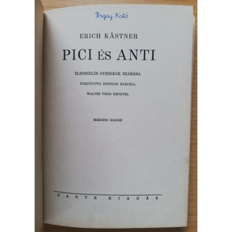 Erich Kästner: Pici és Anti