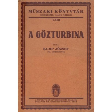 Kump József: A gőzturbina 