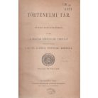 Történelmi tár. Évnegyedes folyóirat. 1883. évfolyam [6. évfolyam].