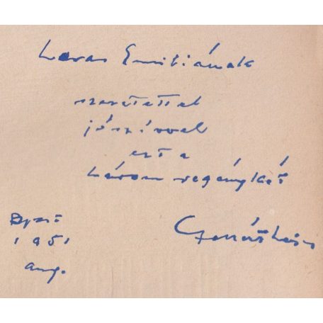 Gellért Lajos: Elajándékozott évek. (Dedikált! Divéky József fába metszett rajzaival)