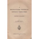 Czímer Károly: A megyegyűlések vándorlása Csongrád vármegyében. Történeti Tanulmány.