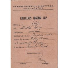   Erdőőri-vadöri egészségi alkalmassági vizsgálat orvosi bizonyítványa. 1924. Sövényháza