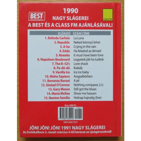 Csarnai Edit: Best of emlékalbum-sorozat 1990-2009. - CD-vel (19 kötet)