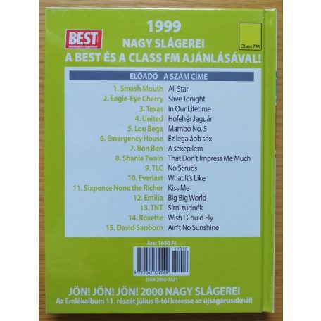 Csarnai Edit: Best of emlékalbum-sorozat 1990-2009. - CD-vel (19 kötet)