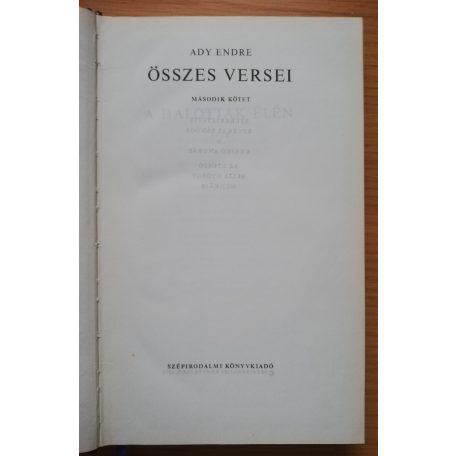 Ady Endre: Összes versei 1-2.