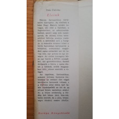 Italo Calvino: Eleink - Első kiadás