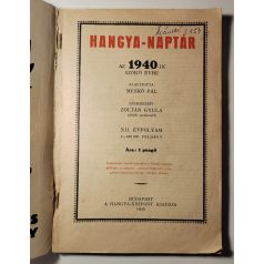 Zoltán Gyula (szerk.): Hangya-naptár 1940