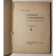   Gyóni Géza: Levelek a Kálváriáról és más költemények
