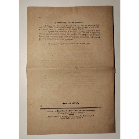 Bangha Béla - A nagy sajtóapostol 1880-1940