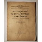 Móra Mihály, Dr.: Az egyházi adó és az egyházközség alapkérdései az egyházi és a világi jog szerint 