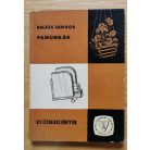 Balázs Sándor: Famunkák 