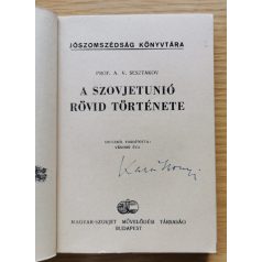 Prof. A. V. Sesztakov: A Szovjetunió rövid története 